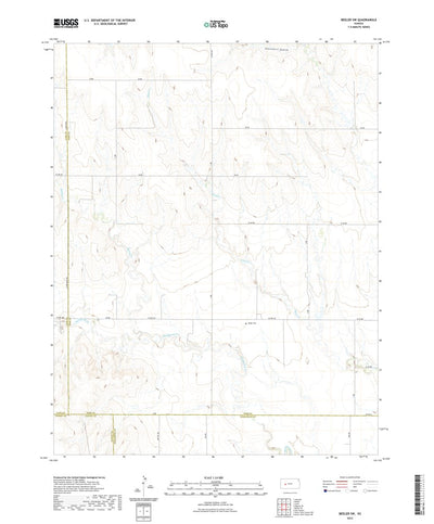 United States Geological Survey Beeler SW, KS (2022, 24000-Scale) digital map