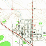 United States Geological Survey Beemer, NE (1966, 24000-Scale) digital map