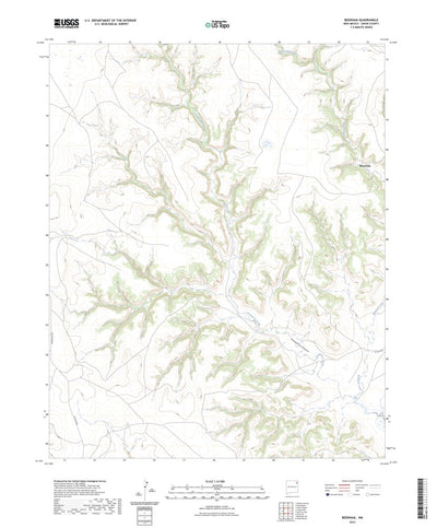 United States Geological Survey Beenham, NM (2023, 24000-Scale) digital map