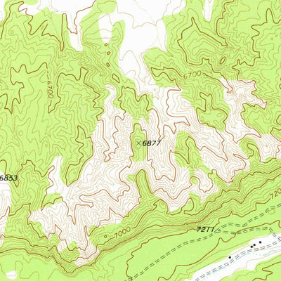 United States Geological Survey Beeshsikad Spring, AZ (1972, 24000-Scale) digital map