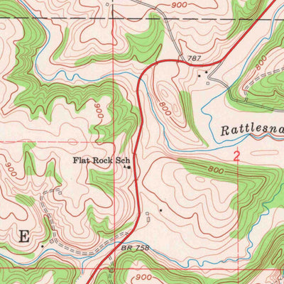 United States Geological Survey Beetown, WI (1962, 24000-Scale) digital map