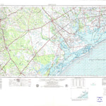 United States Geological Survey Beeville, TX (1956, 250000-Scale) digital map