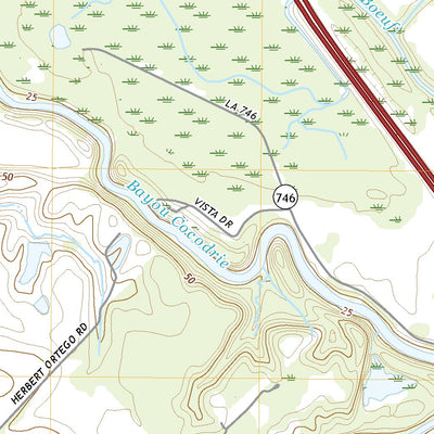 United States Geological Survey Beggs, LA (2020, 24000-Scale) digital map