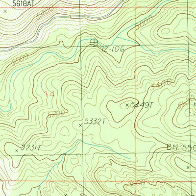 United States Geological Survey Behm Mesa, AZ (1986, 24000-Scale) digital map