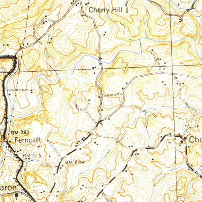 United States Geological Survey Belair, MD-PA (1942, 62500-Scale) digital map