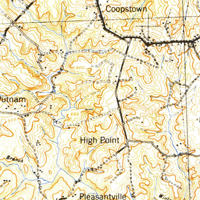 United States Geological Survey Belair, MD-PA (1942, 62500-Scale) digital map