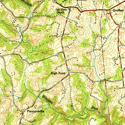 United States Geological Survey Belair, MD-PA (1948, 62500-Scale) digital map