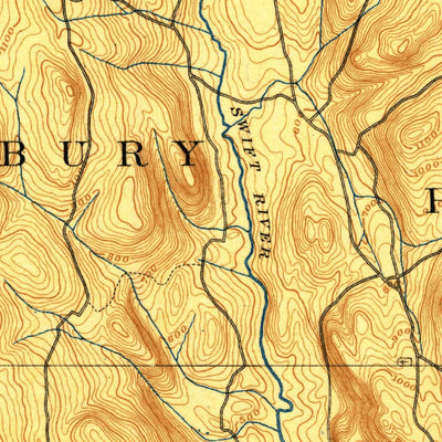 United States Geological Survey Belchertown, MA (1890, 62500-Scale) digital map