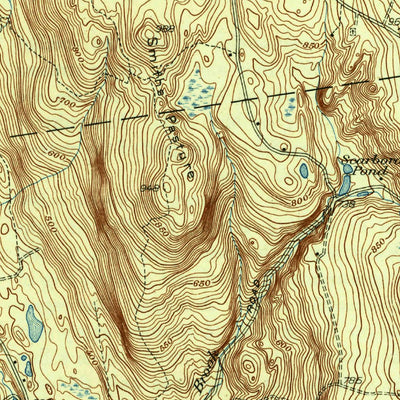 United States Geological Survey Belchertown, MA (1942, 31680-Scale) digital map