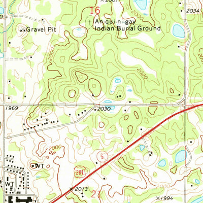 United States Geological Survey Belcourt, ND (1968, 24000-Scale) digital map