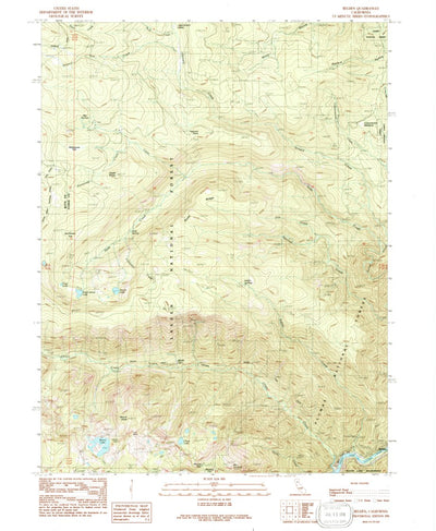 United States Geological Survey Belden, CA (1991, 24000-Scale) digital map