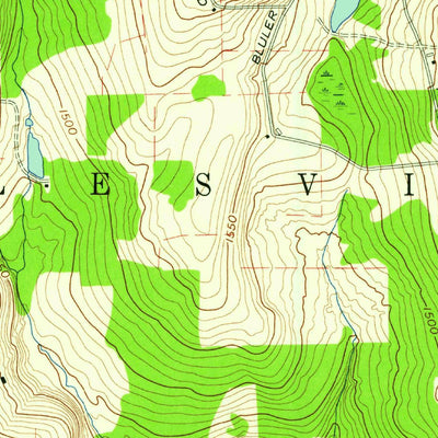 United States Geological Survey Belden, NY (1957, 24000-Scale) digital map