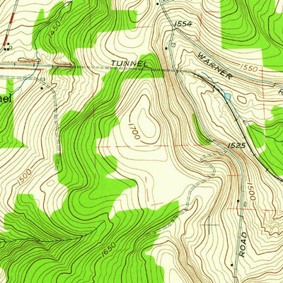 United States Geological Survey Belden, NY (1957, 24000-Scale) digital map