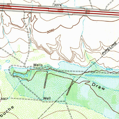 United States Geological Survey Belding NE, TX (1970, 24000-Scale) digital map