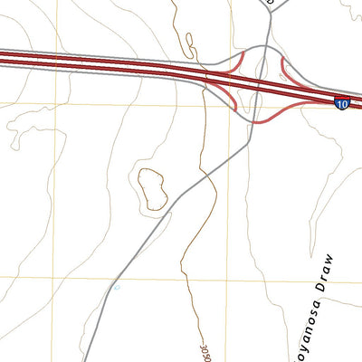United States Geological Survey Belding NW, TX (2022, 24000-Scale) digital map