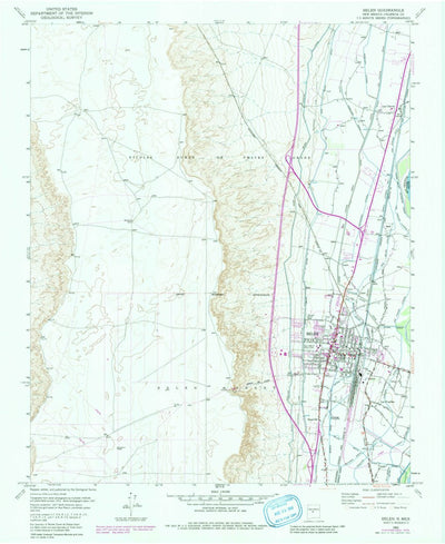 United States Geological Survey Belen, NM (1952, 24000-Scale) digital map