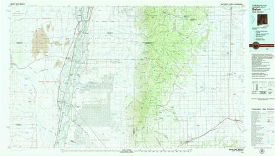 United States Geological Survey Belen, NM (1979, 100000-Scale) digital map
