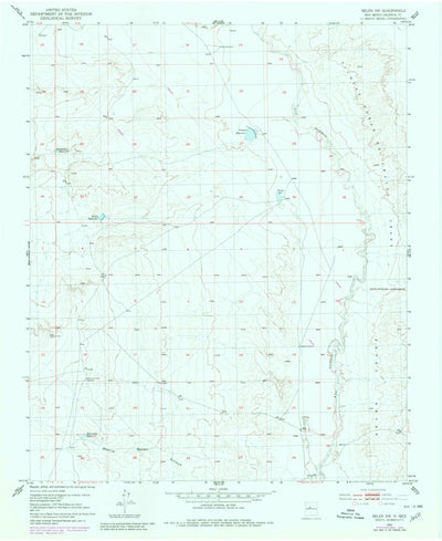 United States Geological Survey Belen NW, NM (1952, 24000-Scale) digital map