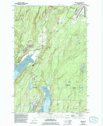 United States Geological Survey Belfair, WA (1953, 24000-Scale) digital map