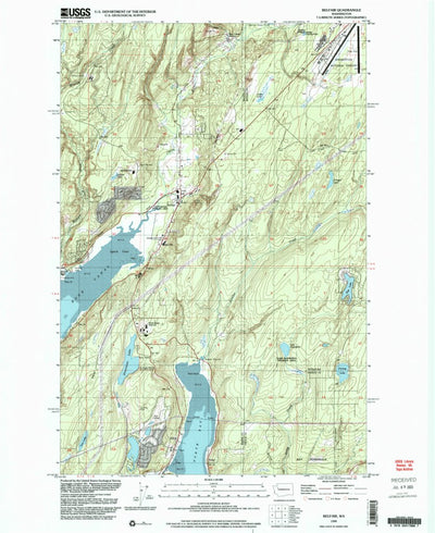 United States Geological Survey Belfair, WA (1999, 24000-Scale) digital map