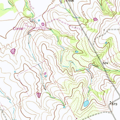 United States Geological Survey Belfalls, TX (1963, 24000-Scale) digital map