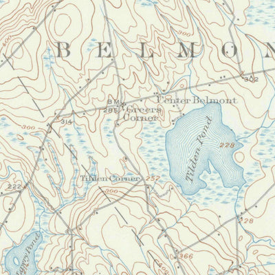 United States Geological Survey Belfast, ME (1915, 62500-Scale) digital map