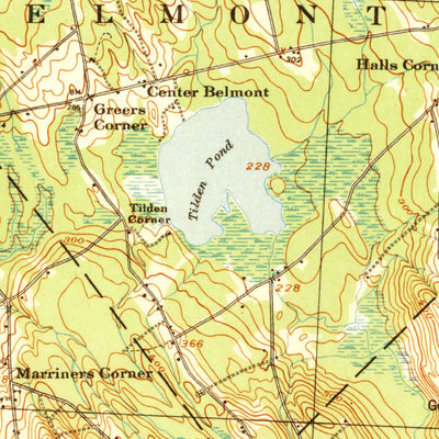 United States Geological Survey Belfast, ME (1941, 62500-Scale) digital map
