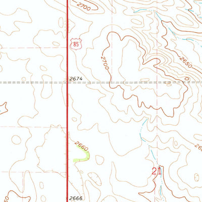 United States Geological Survey Belfield, ND (1962, 24000-Scale) digital map