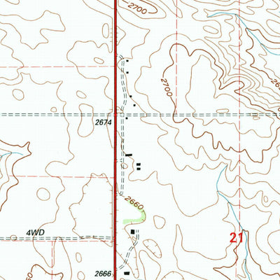 United States Geological Survey Belfield, ND (1997, 24000-Scale) digital map