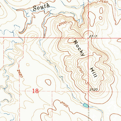 United States Geological Survey Belfield SW, ND (1962, 24000-Scale) digital map