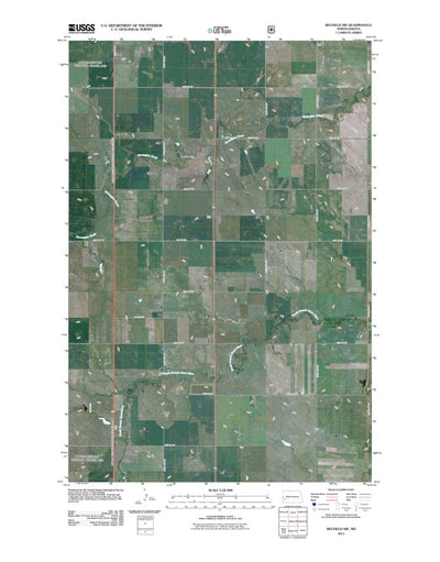 United States Geological Survey Belfield SW, ND (2011, 24000-Scale) digital map