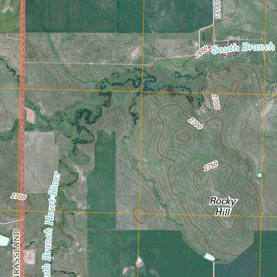 United States Geological Survey Belfield SW, ND (2011, 24000-Scale) digital map
