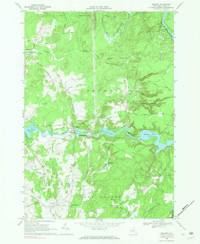 United States Geological Survey Belfort, NY (1966, 24000-Scale) digital map