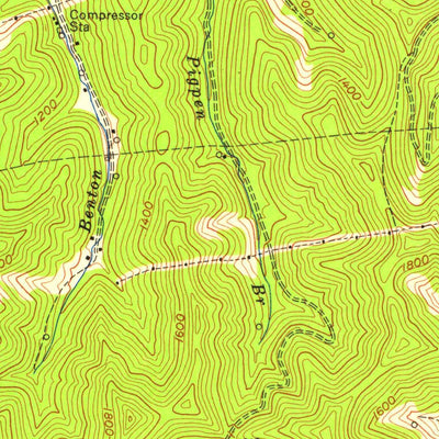 United States Geological Survey Belfry, KY (1954, 24000-Scale) digital map