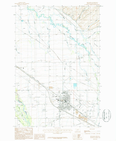 United States Geological Survey Belgrade, MT (1987, 24000-Scale) digital map