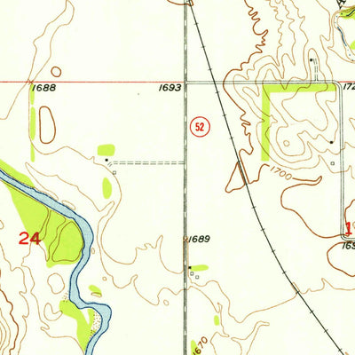 United States Geological Survey Belgrade, NE (1954, 24000-Scale) digital map
