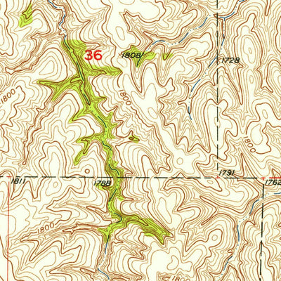 United States Geological Survey Belgrade, NE (1954, 24000-Scale) digital map