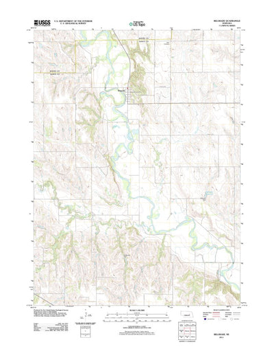 United States Geological Survey Belgrade, NE (2011, 24000-Scale) digital map