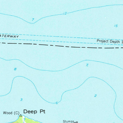 United States Geological Survey Belhaven, NC (1951, 24000-Scale) digital map