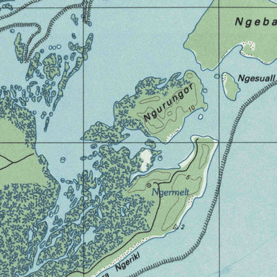 United States Geological Survey Beliliou, PW (1984, 25000-Scale) digital map