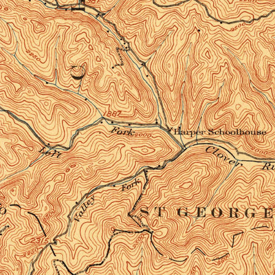 United States Geological Survey Belington, WV (1907, 62500-Scale) digital map