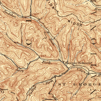 Belington, WV (1927, 62500-Scale) Map by United States Geological ...