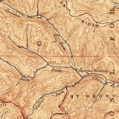 United States Geological Survey Belington, WV (1941, 62500-Scale) digital map