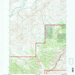 United States Geological Survey Belknap Creek, WY (1991, 24000-Scale) digital map