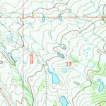 United States Geological Survey Belknap Creek, WY (1991, 24000-Scale) digital map