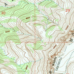 United States Geological Survey Belknap Creek, WY (1991, 24000-Scale) digital map