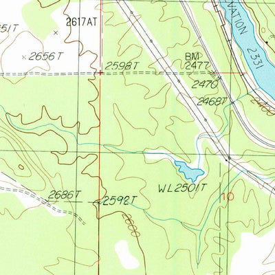 United States Geological Survey Belknap, MT (1988, 24000-Scale) digital map