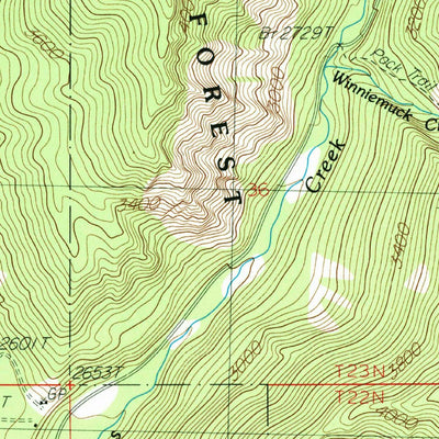 United States Geological Survey Belknap, MT (1988, 24000-Scale) digital map