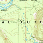 United States Geological Survey Belknap Springs, OR (1989, 24000-Scale) digital map