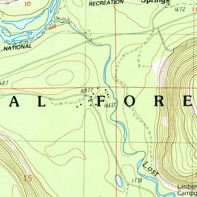 United States Geological Survey Belknap Springs, OR (1989, 24000-Scale) digital map
